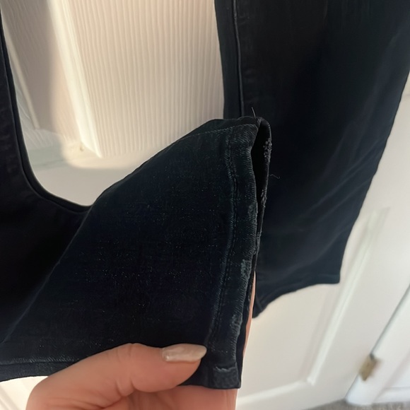 Paige Hoxton Ultra Skinny High Rise in Destructed Black Lava 29 - Picture 9 of 14